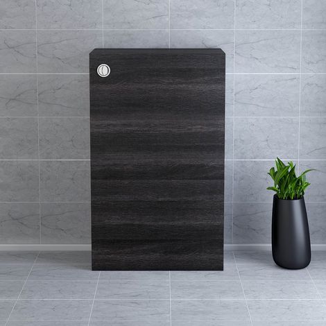 NRG 500mm Calm Grey Toilet Cabinet Back To Wall WC Unit Bathroom Furniture