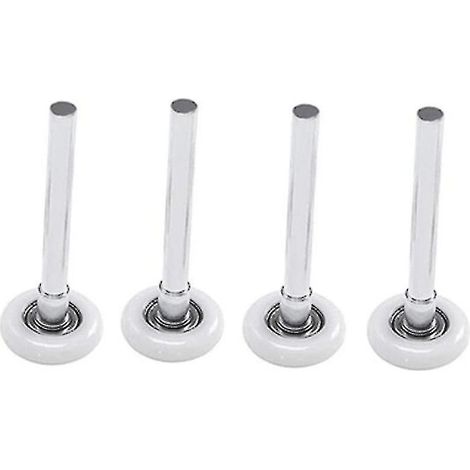 4 roulettes de porte de garage robustes en nylon avec roulements à billes étanches, 105 mm (2 pouces), en nylon et acier. (1/5)