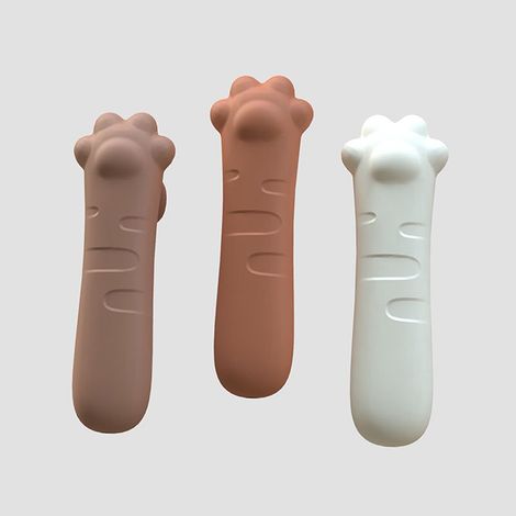 Mousse de tampon de poignée de porte, 3 pièces de protection en mousse de butée de poignée de porte, silicone (1/5)