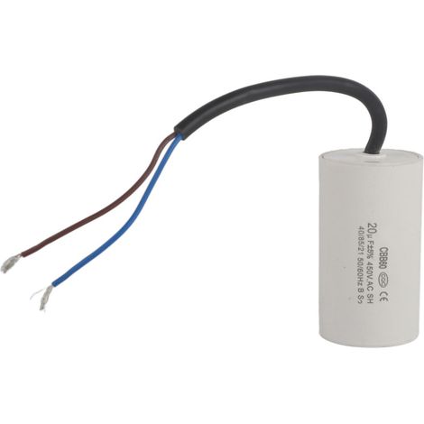 Condensateur CBB60 - 40 µF - 450 V AC - Pour Moteur Monophasé - Auto-réparateur - Écologique - 1 Pièce (1/5)