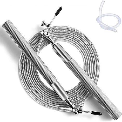 Speed Skipping Rope, Skipping Rope for Adults Fitness for Men and Women, Adjustable Length 3 m, Non-Slip Handle, Fitness Training Endurance Training (1/5)