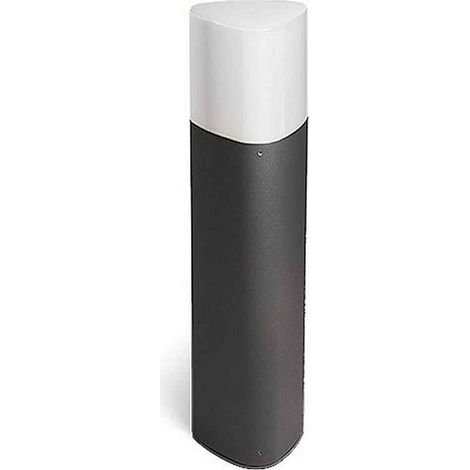 Forlight Mandela - Baliza de Exterior para Bombilla E27 de 23W. Diámetro 13cm. Estructura de Aluminio. Uso Exterior IP44. Color Gris