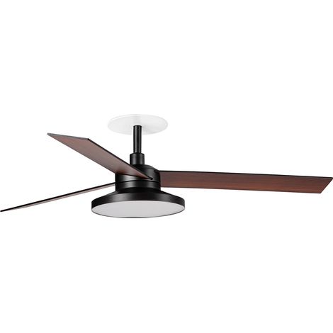RUDDER RECESSED TAK 3 L Ventilatore nero/noce 3000K (1/2)