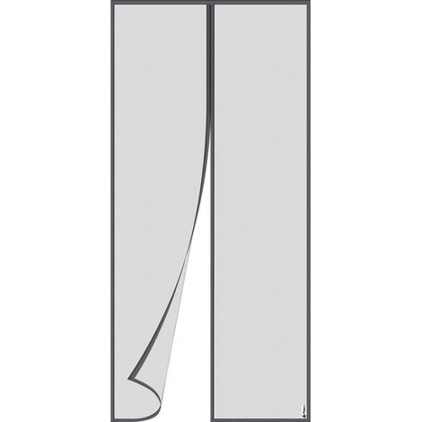 Magnetic Screen Door, 36 x 82 Inch Black Curtain, Magnetic Fly Screen Door, Window Screen, Anti Mosquito and Fly Insects (Gray, 90x210cm) (1/5)