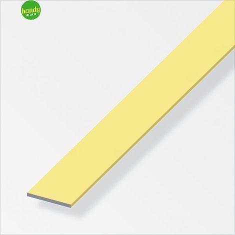 Barra piatta Alfer Aluminium ottone 15x2mm lungh. 1m