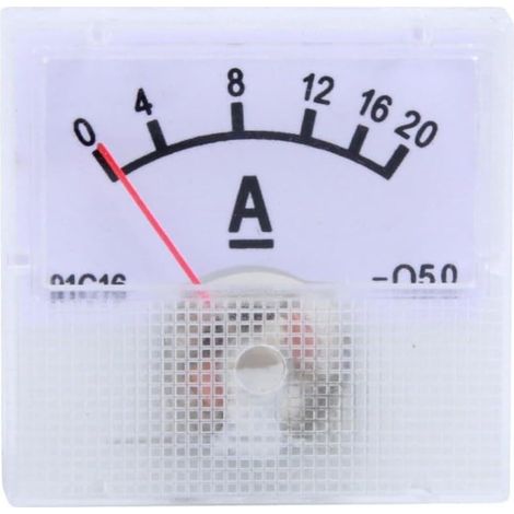 91C16 - Ampèremètre analogique CC, à aiguille mécanique avec bornes (1/5)