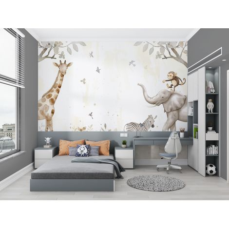 Papier peint tendance pour enfants - 150 x 250 cm (1/2)