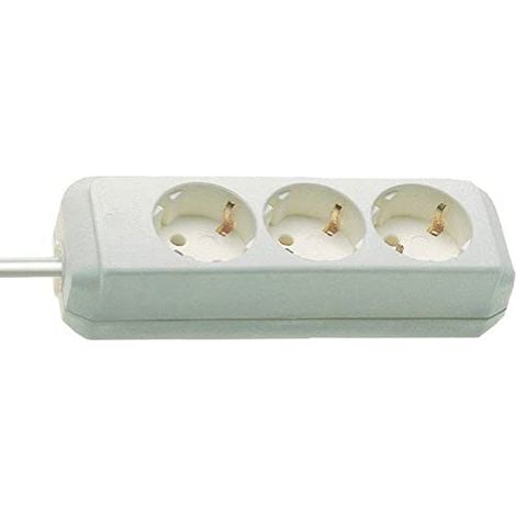 Brennenstuhl 1158610030 Multipresa 3 scomparti Bianco Schuko 1 pz.