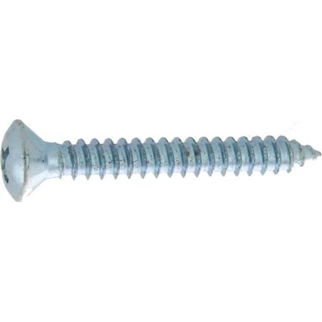 Ultima Schrauben Befestigen Kleben Blechschraube Verzinkt Weiß 3,5x19 mm