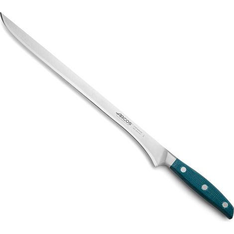 COLTELLO DA BRUNO - Coltello lungo e sottile con lama flessibile e bordo liscio. Specialmente per tagliare prosciutto e  altri pezzi di carne di grandi dimensioni.