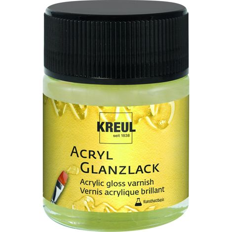 Kreul Acryl-Glanzlack auf Kunstharzbasis transparent 50 ml Künstlerfarben