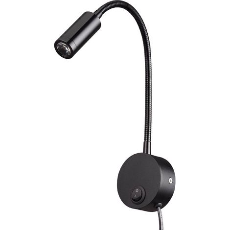 Applique Liseuse Lampe De Lecture De Cygne Flexible Moderne Noir (1/5)
