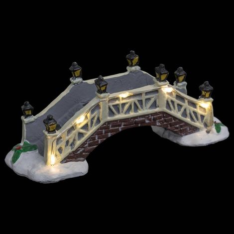 Accessoire lumineux pour Village de Noël Pont lumineux - Feeric Christmas (1/3)