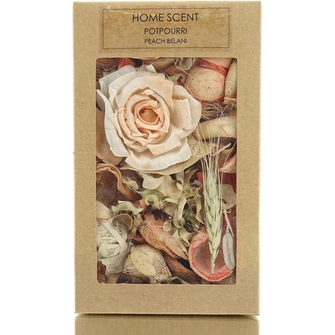 Kaemingk – Potpourri parfumé HOME SCENT Peach Belani avec fleur de rose – 150 g (1/3)