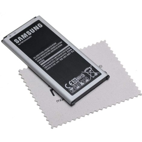 Batterie pour d'origine pour Samsung BG900BBE G900F pour Samsung Galaxy S5 avec mungoo Écran Chiffon de Nettoyage