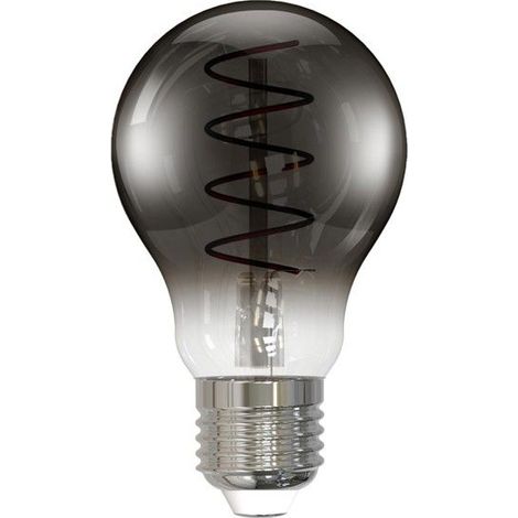 Ampoule à filament LED - A60 - E27 - 4W (équiv. 15W) - verre fumé, blanc chaud dimmable