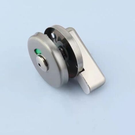 Serrure de porte WC, serrure de porte en alliage de zinc, serrure de porte avec indicateur, serrure de porte, serrure, serrure de porte WC, serrure avec indicateur de présence/absence (1/5)