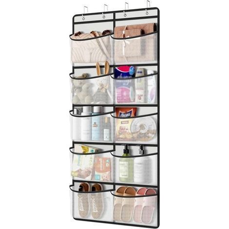 Hängeregal, Türhänger, 10 Fächer, Kleiderschrank-Organizer für Kinderzimmer, Schlafzimmer, Büro (1/5)