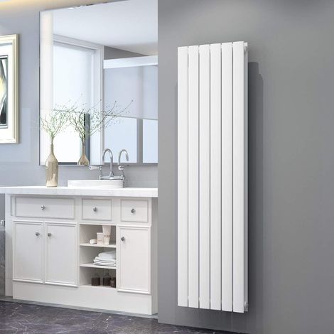 ELEGANT Design Heizkörper Flachheizkörper Weiß 1600x462mm Vertikal Doppellagig