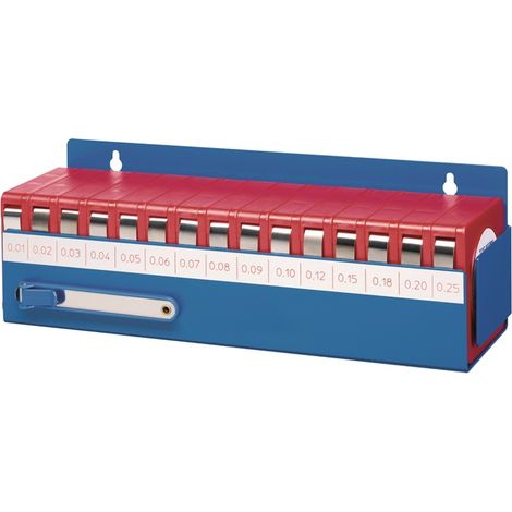 TECWERK Fühlerlehrenbandset 0,01-0,25mm L.5m B.12,7mm TECWERK