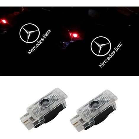 Set mit 2 Begrüßungsleuchten, kompatibel mit Mercedes-Benz C-Klasse W203/SLK/CLK/SLR und Ambiente-Laserprojektionsleuchten (1/5)