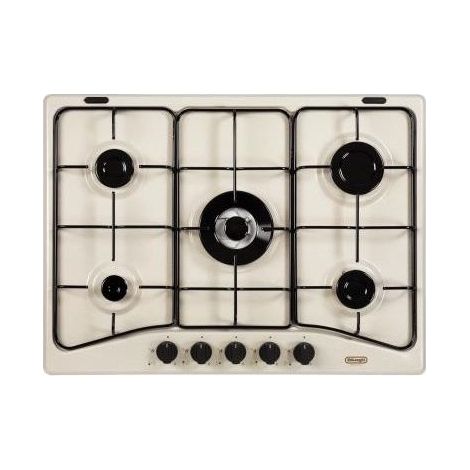 DeLonghi SF 57 AVT Schwarz, Sand Built-in (placement) Gaskochfeld 5 Zone(n) (1/2)