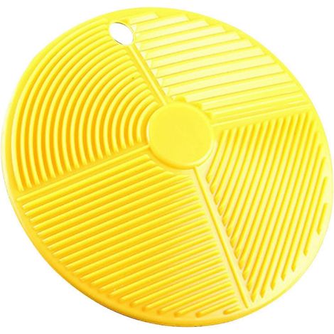 Planche à conchiglioni maison, ustensile à pâtes, appareil à pâtes ménager avec 4 textures, plastique ABS antiadhésif jaune (1/4)