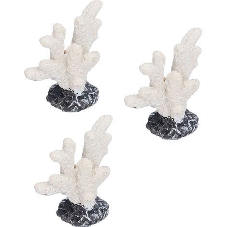 Plante corallienne artificielle décorative en résine, imitation corail pour aquarium. (1/5)