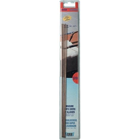 geb Brasure Cuivre Phosphore Pack de 5 baguettes 350mm (1/4)