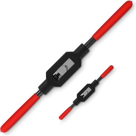 2-teiliges Set verstellbarer Gewindebohrerschlüssel mit Ratschenmechanismus geeignet für Gewindebohrer und Schneidwerkzeuge 1 4 Zoll 3 4 Zoll 1 1 (1/5)