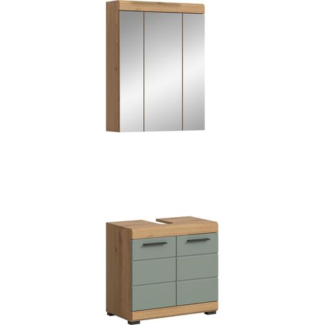 Scout Badmöbelset S19 Salbeidekor, Eiche Dekor. (1/5)