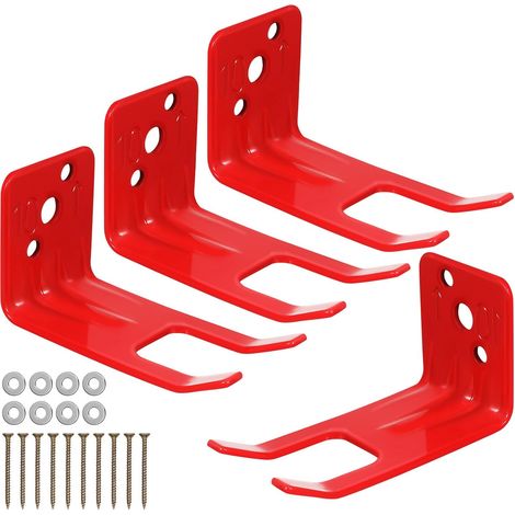Feuerlöscherhalterung Wandmontage Set mit 4 Haken 8