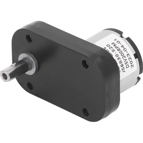 5-V-Gleichstrom-Getriebemotor, 200 U/min, hohe Leitfähigkeit, geringe Wärmeentwicklung, selbsthemmend, elektrisches Untersetzungsgetriebe für Automatisierung und Elektronik (1/5)