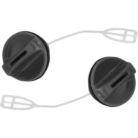 Lot de 2 bouchons de réservoir pour tronçonneuse HUSQVARNA 340 345 346 350 353 362 365 371 – Nylon durable – Remplacement de haute qualité (1/5)