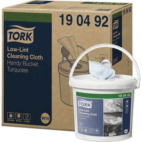 Tork Panni per pulizia premium turchesi, senza pelucchi (1/3)