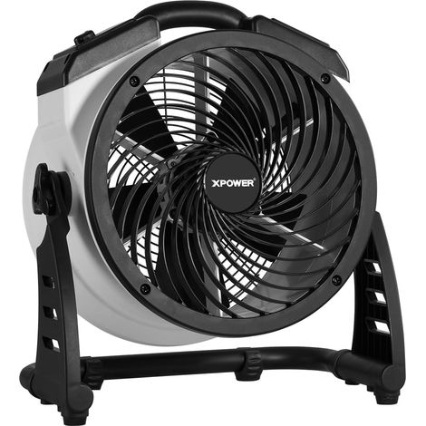 Hochleistungs-Industrie-Hochgeschwindigkeits-Luftbeweger für den ganzen Raum, Luftzirkulator, Mehrzweck-Bodenventilator mit variabler Geschwindigkeit (Weiß, FC-100 900CFM) (1/5)