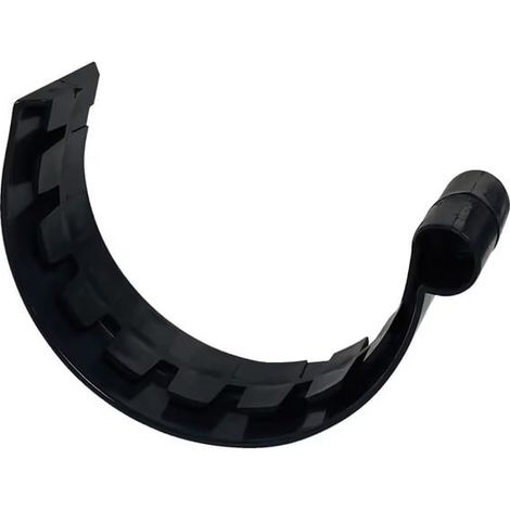 First Plast – Raccord pour gouttière en PVC 25 demi-ronde – Jonction longue à coller – Résistant aux intempéries – Couleur anthracite