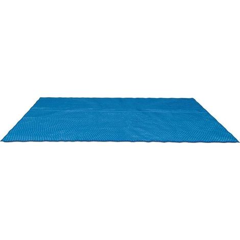 1 Bâche à bulles rectangulaire 3,66m x 2,62m, 120 microns, pour piscine graphite 4,00m x 3,00m