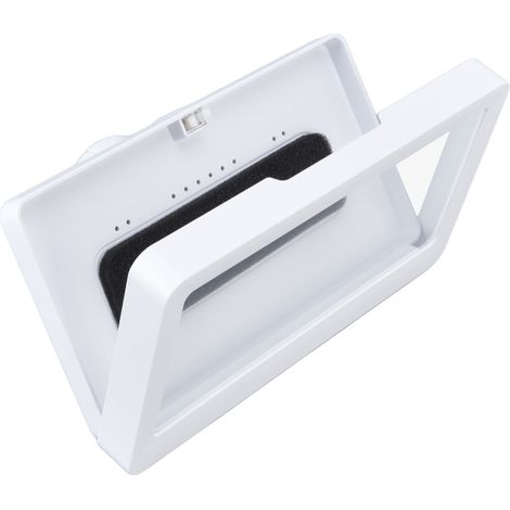 Wasserdichte Handyhülle, frostbeständige Touchscreen-Abdeckung für die Dusche, mobile Wandhalterung für Bad und Küche, weiß. (1/5)