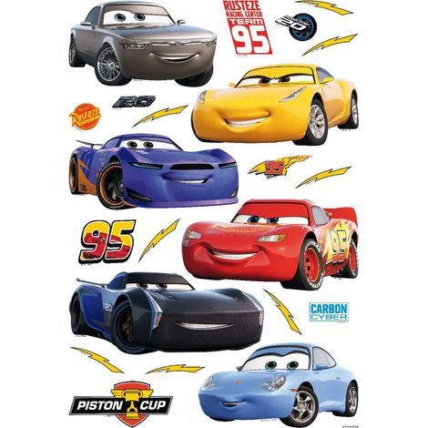 Stickers géant Cars 3 Flash McQueen