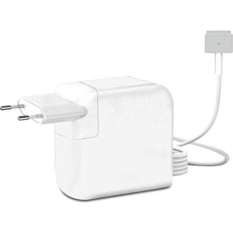 Caricabatterie con connettore a T da 45W/60W per MacBook Pro e Air 11"/13" – Ingresso CA 100-240V – Uscita CC 16,5V 3,65A – Protezione da sovracorrente e sovraccarico - MD662 (1/2)