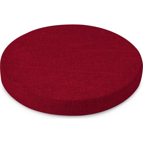 Coussins ronds pour chaises de salle à manger - Doux coussins de cuisine ronds avec housse amovible, coussins de siège antidérapants épais pour cuisine et salle à manger - 1 pack (40,6 cm (1/5)