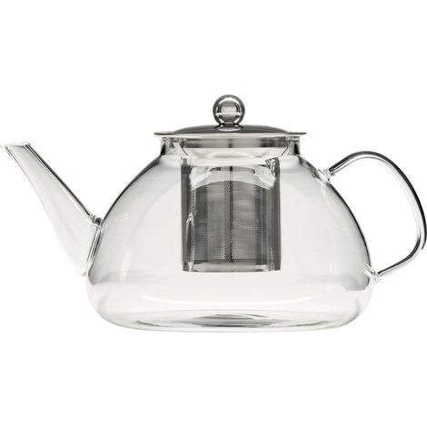 Teiera 1,3 l vetro e acciaio inox (1/4)