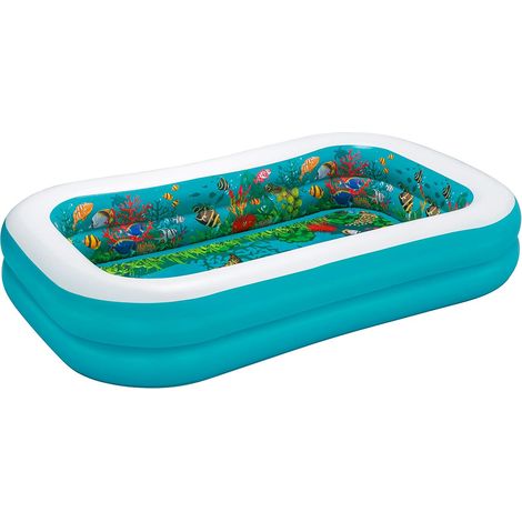 1 Piscine 3D Aventure Sous-marine, Lunettes De Plongée, Cristaux Décoratifs, Pour Enfants