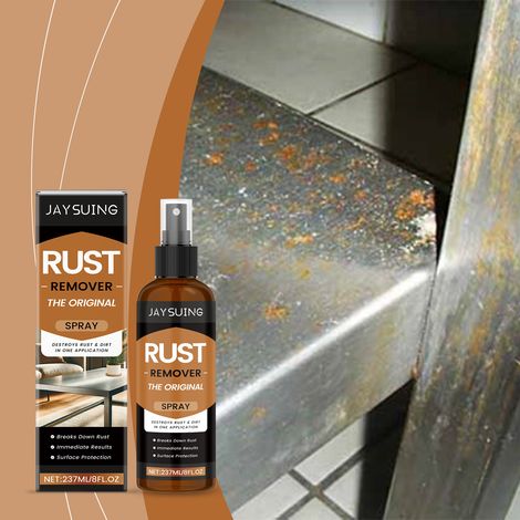 Rust removal spray for metal surfaces dissolves rust without damaging the substrate suitable for multiple materials and easy to rinse -- 237ml -- BIEMMEDUE (1/5)
