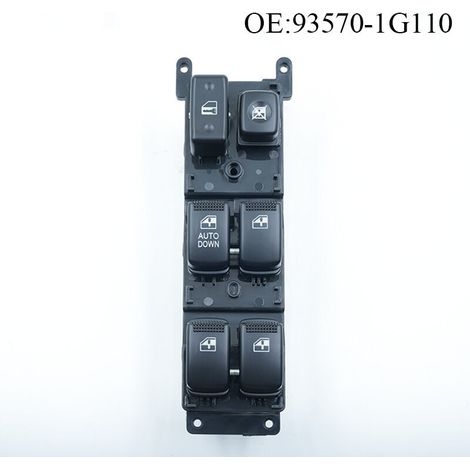 93570-1G110 Pièces automobiles - Interrupteur de lève-vitre, compatible avec Hyundai et Kia, commande la montée et la descente des vitres électriques, facile à utiliser et améliore l'expérience utilis