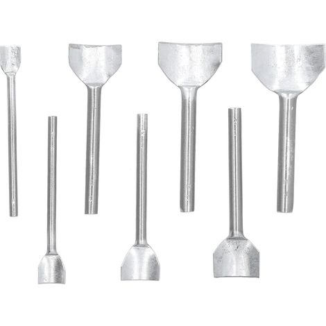 7 Pièces/sac Demi-rond Poinçon de Coupe, Cuir Demi-cercle Coupeur Punch, Forme Cuir Artisanat Punch, Outils du Cuir Poinçonnage Demi-cercle Fait Main Bricolage pour Porte-cartes, Ceintures (1/5)