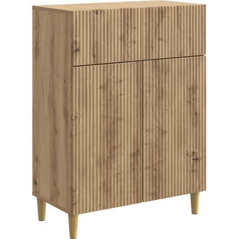 Sideboard Artisan Oak 66 x 34.5 x 90 cm Engineered Wood vidaXL