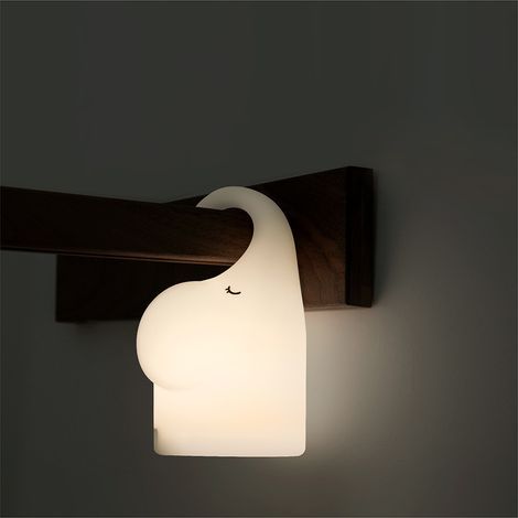 Kindernachtlicht, niedliches, per USB aufladbares Nachtlicht, tragbar, Dekoration fürs Kinderzimmer, Nachttischlampe, gelbes Kätzchen (1/5)