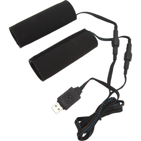 Motorradlenker-Heizschutz, universell 5V, Klettverschluss, 6 Temperaturstufen, USB, mit Speicherfunktion. (1/5)